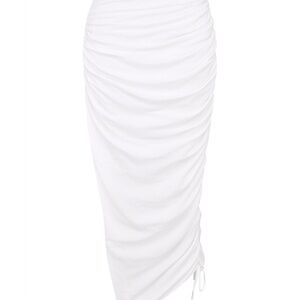HOUSE OF CB
LOIE GATHERED MAXI SKIRT WITH SIDE SPLIT WHITE